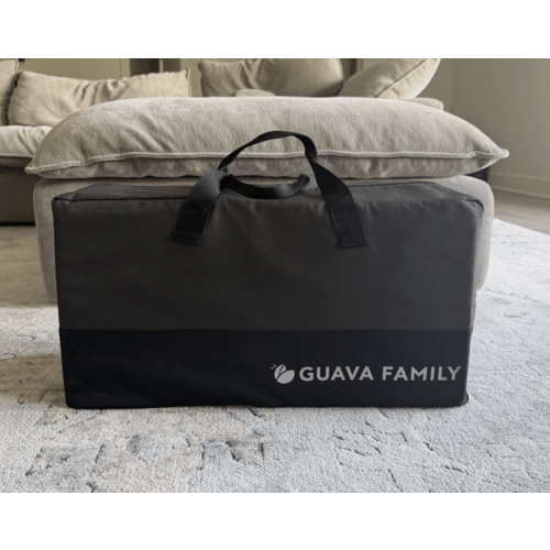 Guava Lotus Travel Crib Portable Baby Playard Play Yard w/ Carry Bag Used
