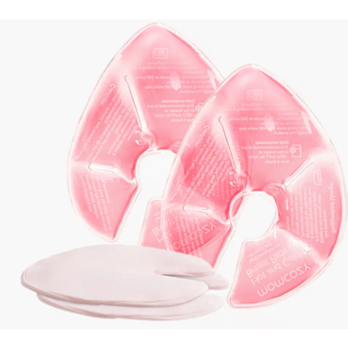 Momcozy Hot and Cold Breast Pads with 2 Soft Covers