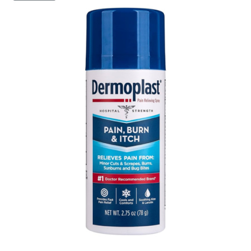 Dermoplast Pain, Burn & Itch Relief Spray for Minor Cuts, Burns, 2.75 Oz (Packaging May Vary)