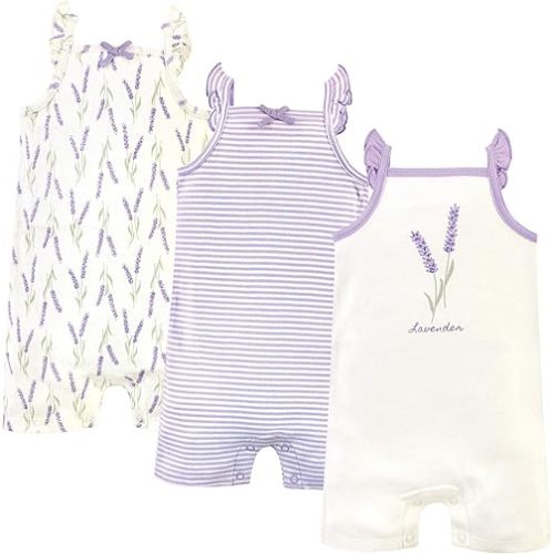 Touched by Nature baby-boys Organic Cotton Rompers