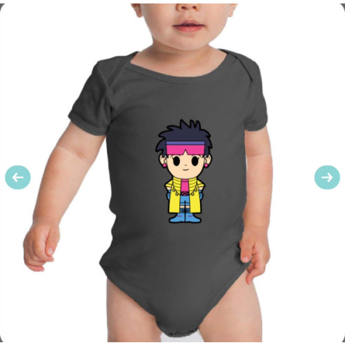 Jubilee X Men Chibi Baby Bodysuit By Kisahnabi - (12 Months)