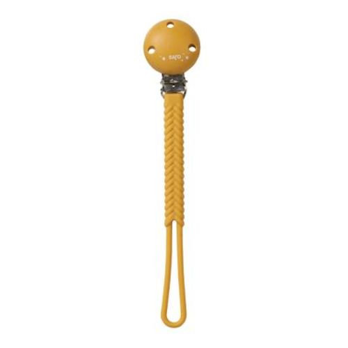 SARO Braided Silicone Pacifier Holder: BPA-Free Baby Pacifier Clip & Teether Chain