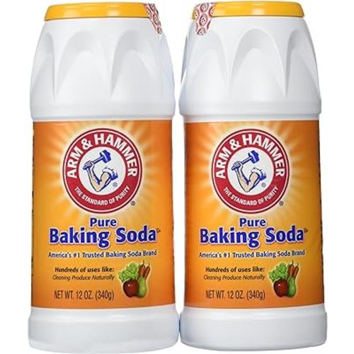 Arm & Hammer Pure Baking Soda Shaker 12 Oz (Pack of 2)
