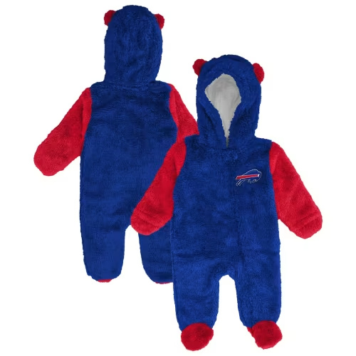 Buffalo Bills Outerstuff Newborn & Infant Stay Napping Fleece Bunting Full-Zip Sleeper - Royal
In Stock - This item will ship within 1 business day.