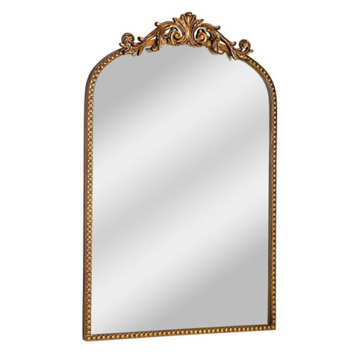 Crystal Art Gallery 20" x 30" Gold Filigree Arch Wall Decor Mirror