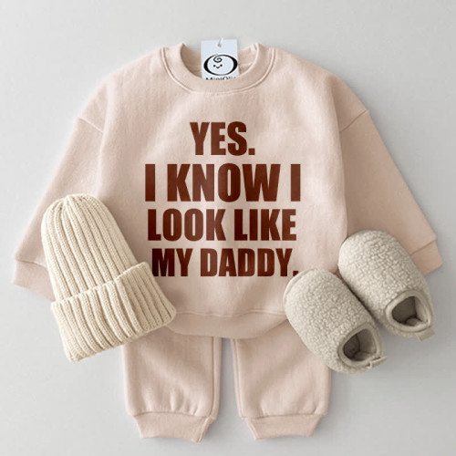 YES. Baby 2-Piece Slogan Casual Set