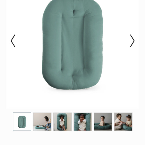 Snuggle Me Organic Infant Lounger | Moss