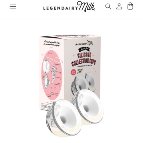 Silicone Milk Collection Cups | Legendairy Milk