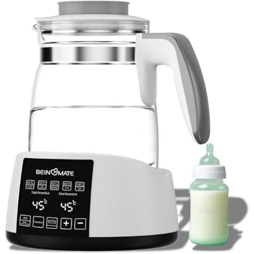 Baby Bottle Warmer, Temperature Control Kettle, Electric Kettle with Keep Warm, Instant Milk Warmer with Temperature Control, Multi-Temperature Control for Formula, Breastmilk, Tea, Coffee, Sterilizer