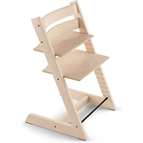 Tripp Trapp Chair from Stokke, Natural - Adjustable, Convertible Chair for Toddlers, Children & Adults - Convenient, Comfortable & Ergonomic - Classic Design