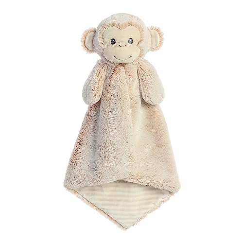 Aurora® Snuggly Cuddlers Luvster™ Marlow Monkey Baby Stuffed Animal - Comforting Companion - Security and Sleep Aid - Brown 16 Inches