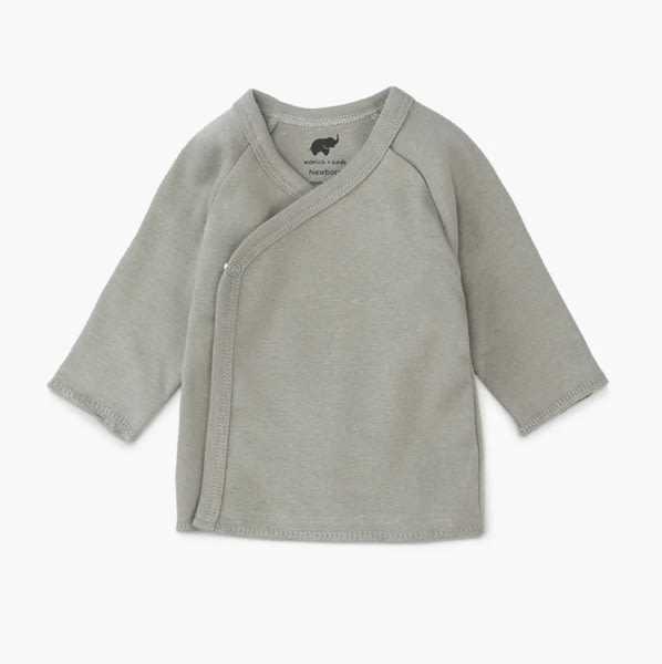 Side Tie Baby Top - Organic Baby Clothes - Monica + Andy