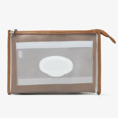 Felix + Stone Grab & Go Nappy Clutch - Tan | Baby Bunting AU