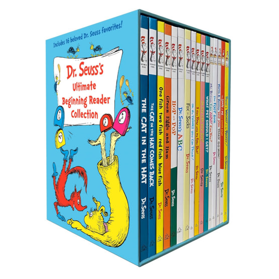 Dr. Seuss's Ultimate Beginning Reader Boxed Set Collection: Includes 16 Beginner Books and Bright & Early Books