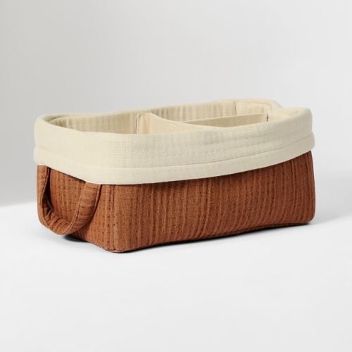 Foldover Quilted Diaper Caddy