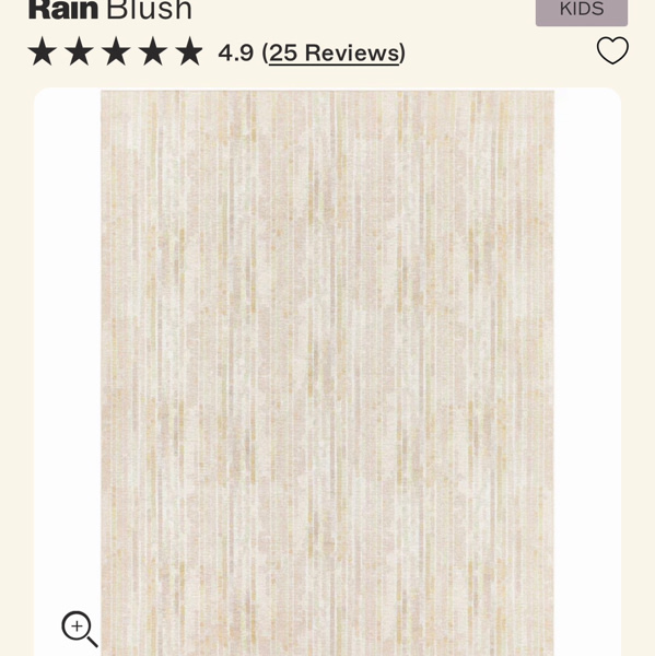 Rain - Blush - Washable Rug– Tumble