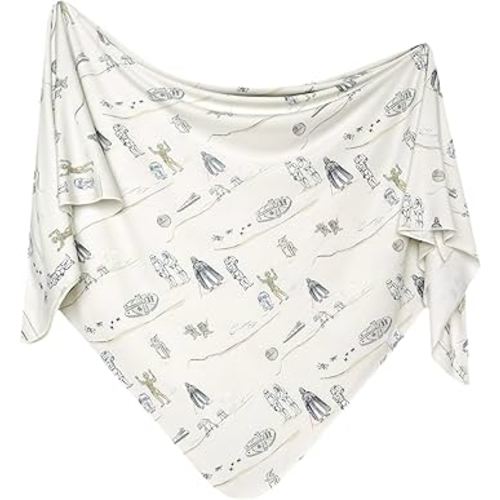 Copper Pearl Large Premium Knit Baby Swaddle Receiving Blanket Tatooine