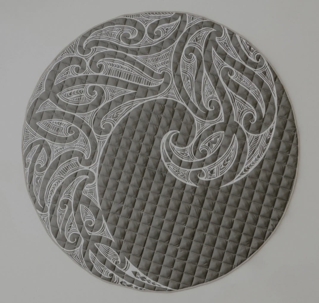 Māori Inspired Playmat (Olive) | BO & KO Aotearoa