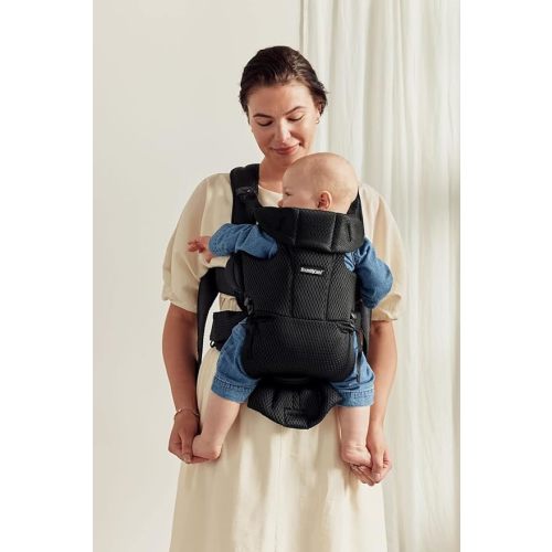 BabyBjörn Baby Carrier Free, 3D Mesh, Black