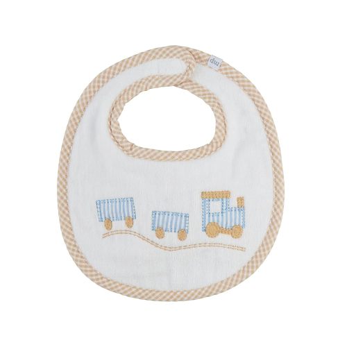 Mud Pie Children's Train Bib; One Size Fits Most