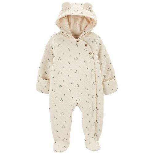 Baby Carter's Hooded Ear Quilted Jumpsuit