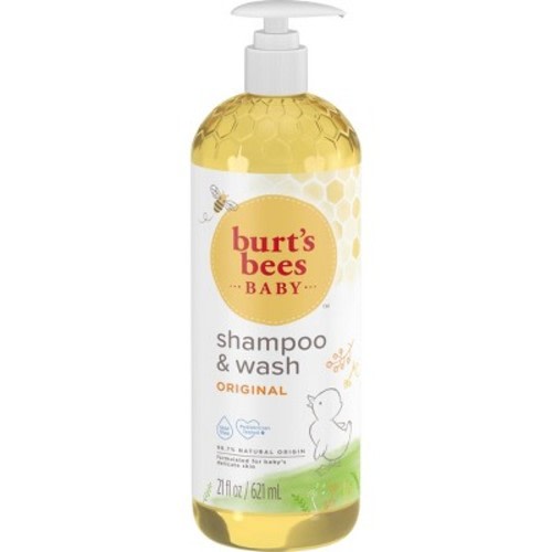 Burt's Bees Baby Bee Shampoo & Wash - 21 fl oz: Paraben-Free, Sodium Lauryl Sulfate-Free, 2-In-1 Body Cleanser