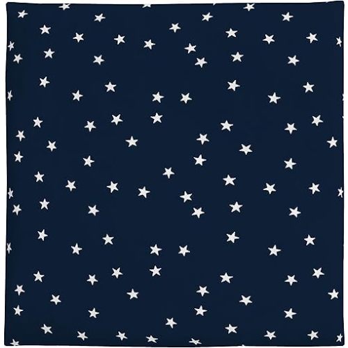Carter's Navy w/White Stars Crib Sheet
