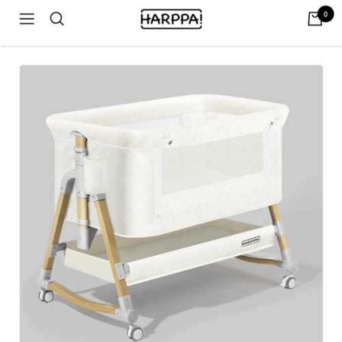 HARPPA Cuddly | 3-in-1 Baby Bassinet Bedside Sleeper