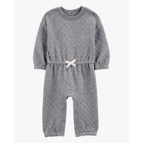 Baby Polka Dot Double-Knit Jumpsuit - Carter's | Carter's