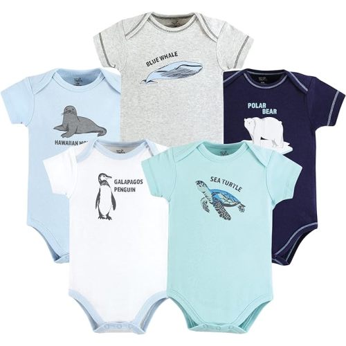 Touched by Nature Unisex Baby Organic Cotton Bodysuits