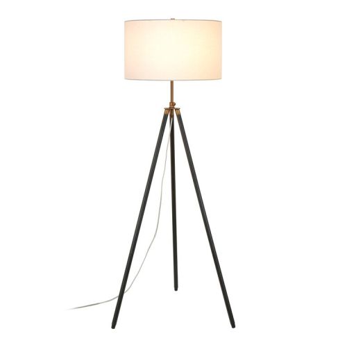 Irene Blackened Bronze Tripod Floor Lamp