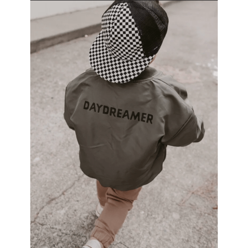 Little Trouble | Daydreamer Puff Bomber Green