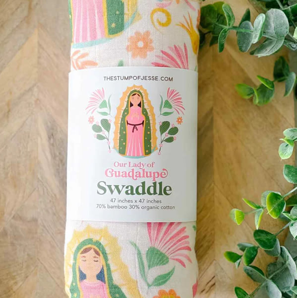 Our Lady of Guadalupe Muslin Swaddle – House of Joppa