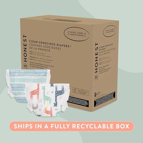 The Honest Company, Size 1 (8-14 lbs), 136 Count