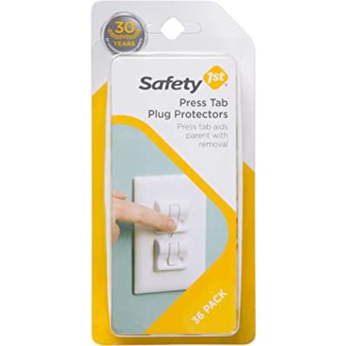 Safety 1st Press Tab Plug Protectors 36 Count (Pack of 1)