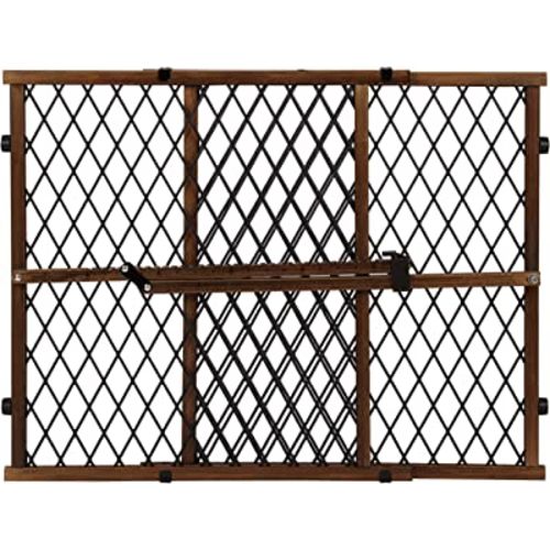 Evenflo Position & Lock Baby Gate, Pressure-Mounted, Farmhouse Collection