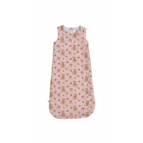 Teddy Bear and Bows Zipper Romper – In my Jammers