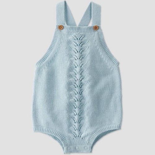 little Planet By Carter's Baby Ridge Bubble Bodysuit - Blue, Size: 9M