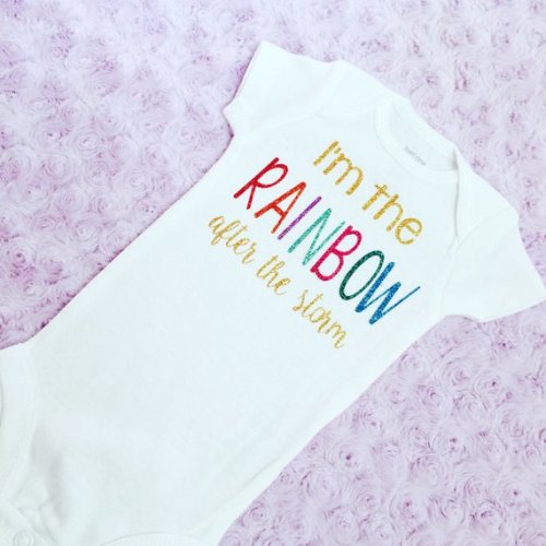 Rainbow baby shirt. Rainbow baby. Baby rainbow. Rainbow after | Etsy