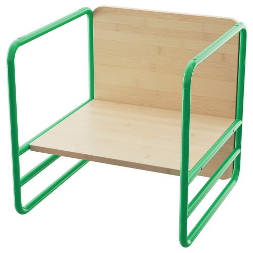 SMÅSKRAKE Multi-functional child chair/table - green