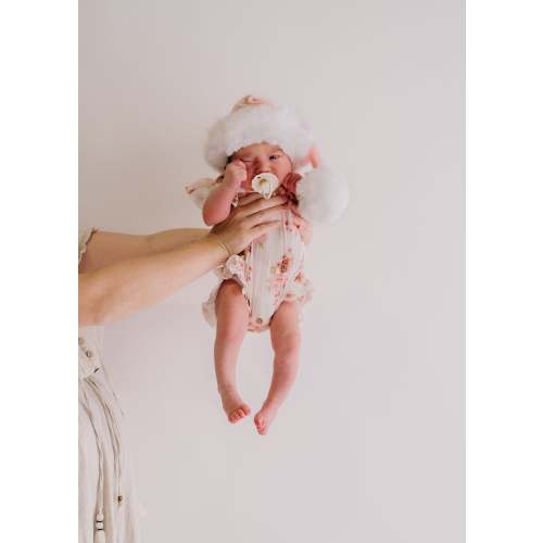Luxe Santa Hat | Pink Champagne