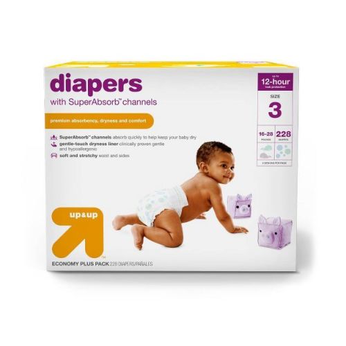 Diapers Pack - up & up™ - (Select Size and Count)