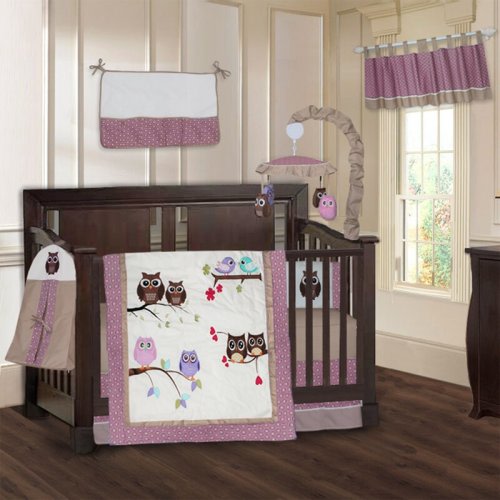 Zoomie Kids Knupp Owl 9 Piece Crib Bedding Set | Wayfair