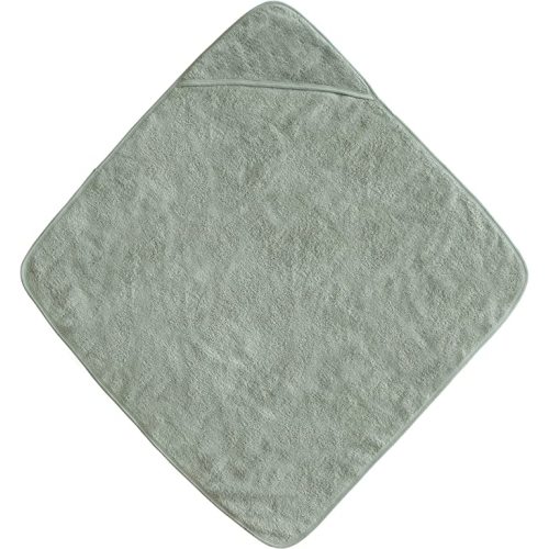 mushie Baby Hooded Towel | Organic Cotton (Moss)