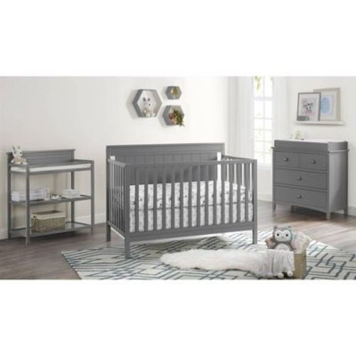 Oxford Baby Lazio 4-in-1 Convertible Crib - Snow White