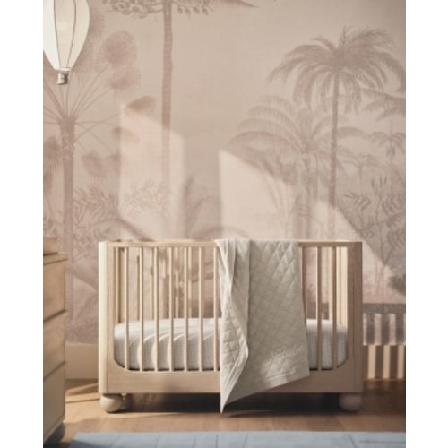 Cuddle Me Muslin Baby Quilt - Sand