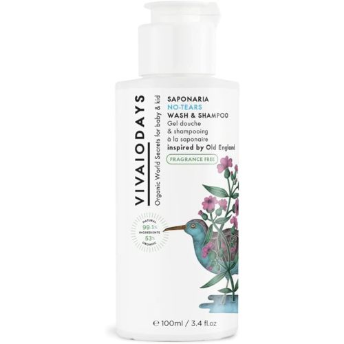 Fragrance Free Saponaria No-Tears Wash & Shampoo 3.4 fl. oz. | 100 ml