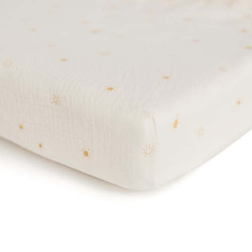 Mushie Extra Soft Muslin Crib Sheet