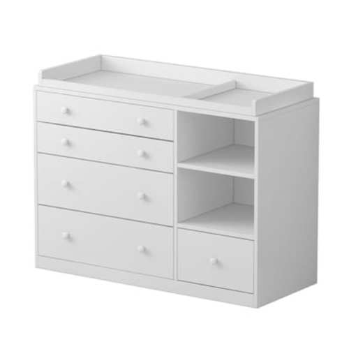 47.2-in W White Freestanding-Mount Changing Table LJY-KF200066-01 at Lowes.com