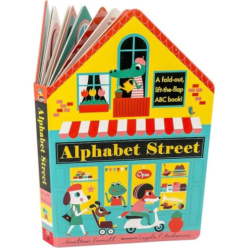 Alphabet Street Board book – Lift the flap, October 8, 2019